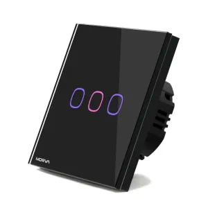 کلید لمسی هوشمند سه پل مٌروا مدل JS